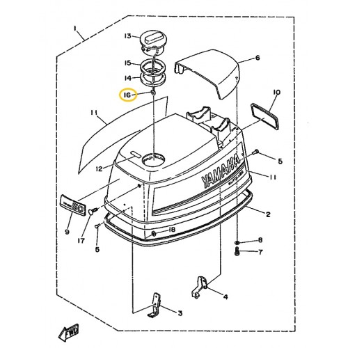 6H1-42694-00 Yamaha Band