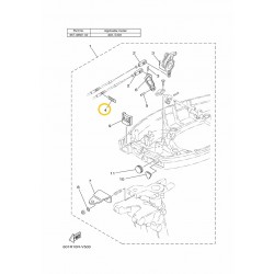 6H3-48538-00 Yamaha Cable Clamp